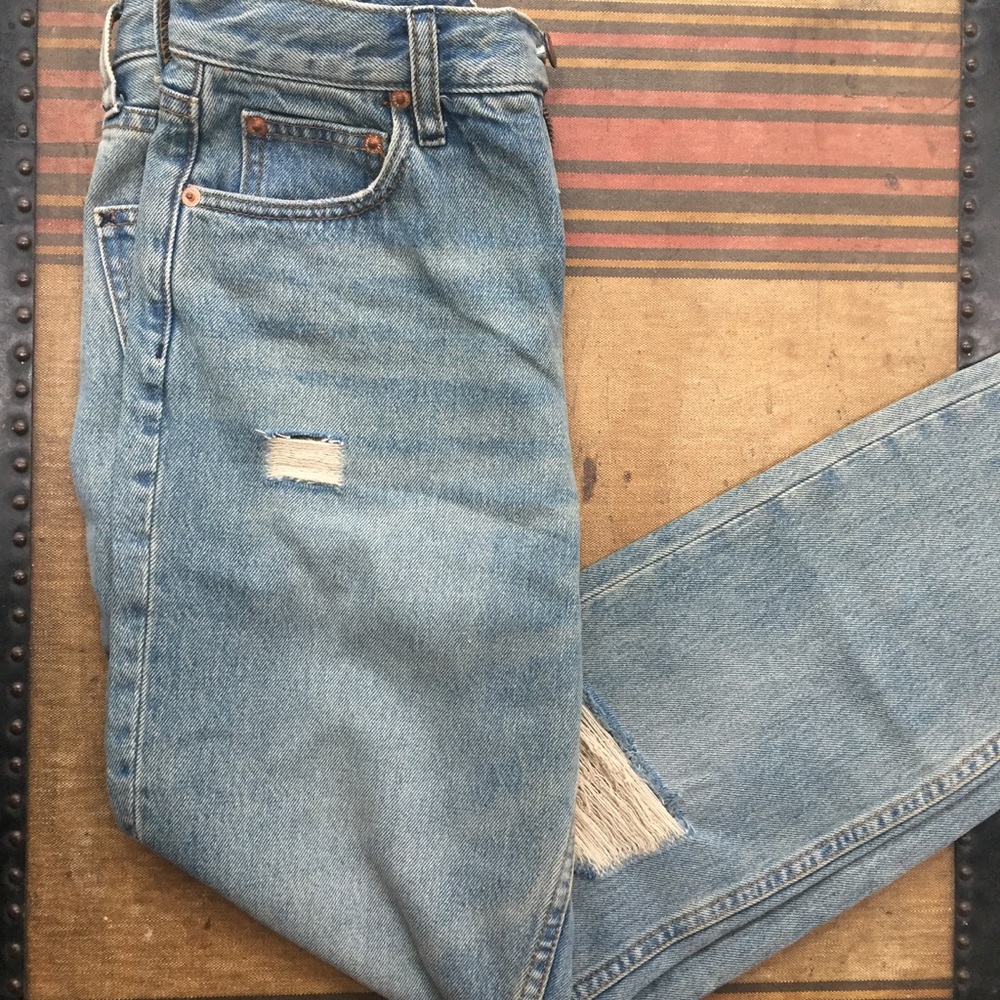 SOLD NWOT Free People Distressed Denim Jeans